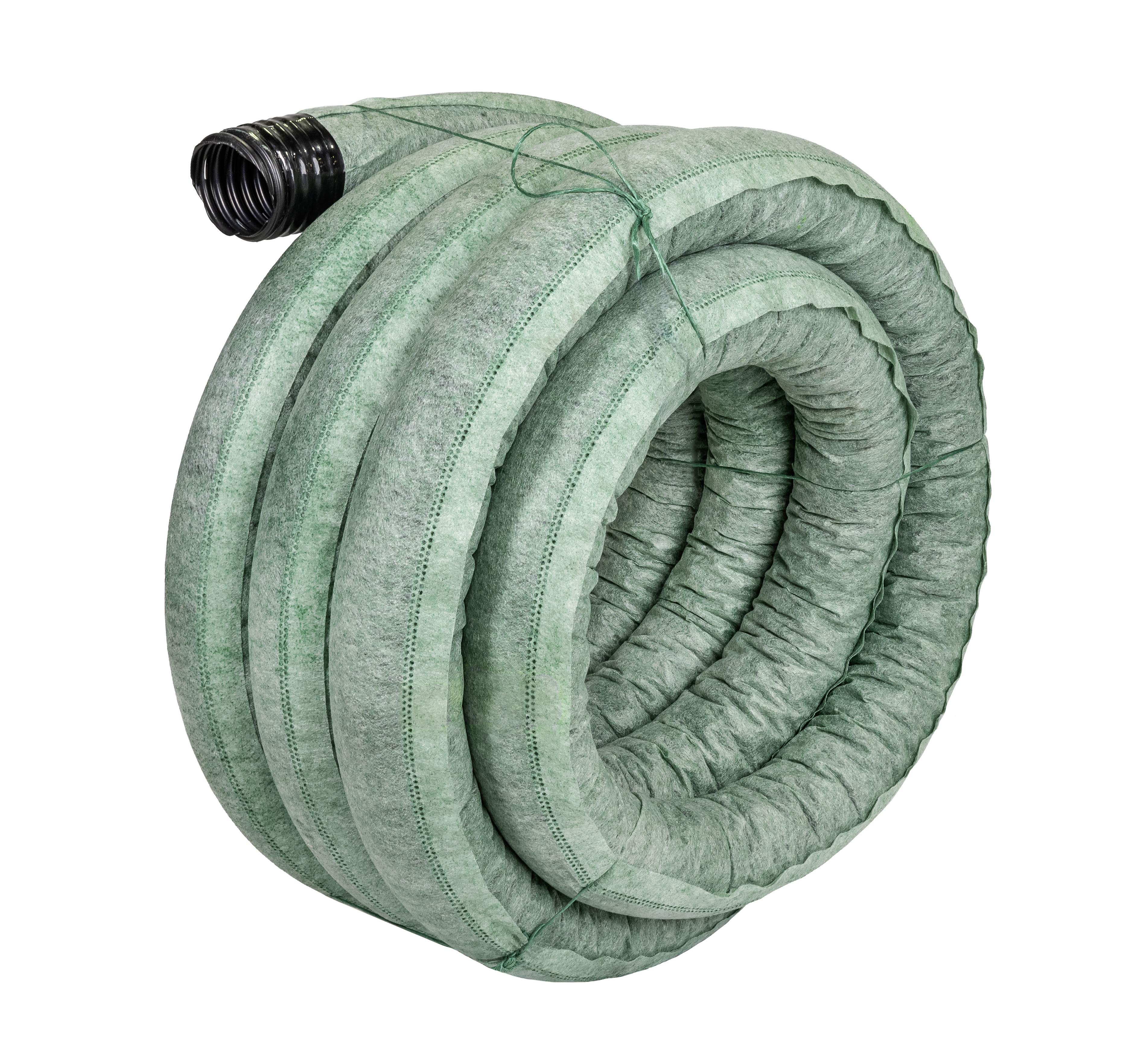 DRAIN 100mm(4'') PERF MEGA3 E250 NT GREEN 15M